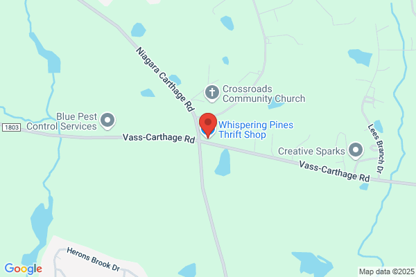Whispering Pines Thrift Shop Inc