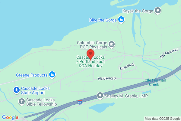 Cascade Locks / Portland East KOA Holiday