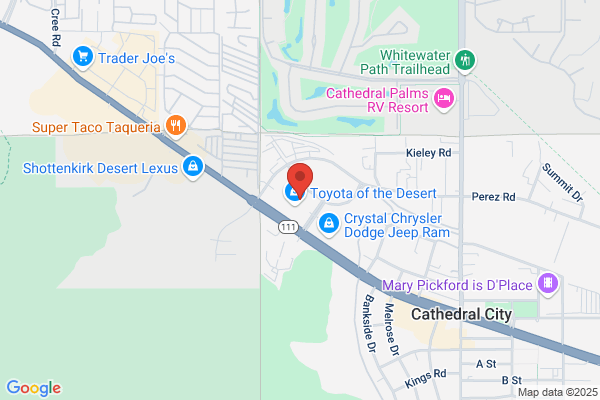 Parts Department at Toyota of the Desert