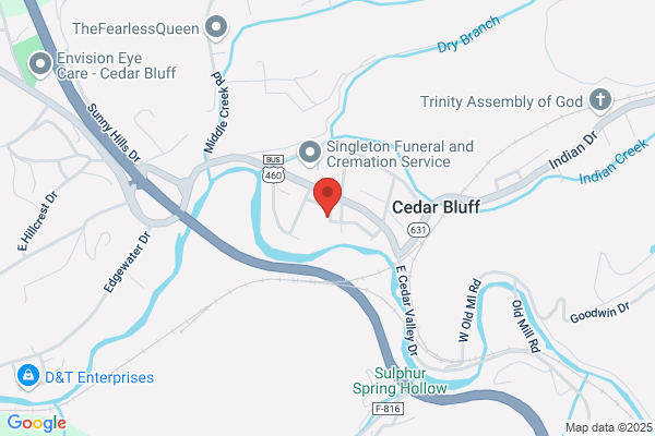 Schools, Tazewell County, Cedar Bluff School