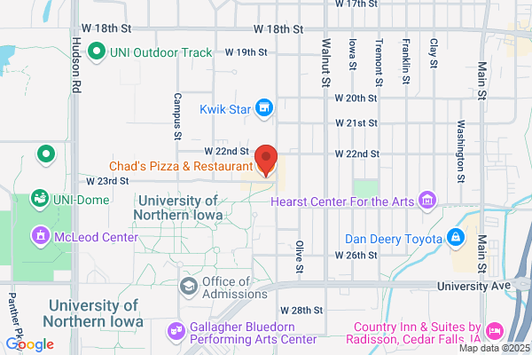 Chad's Pizza ad Restaurant