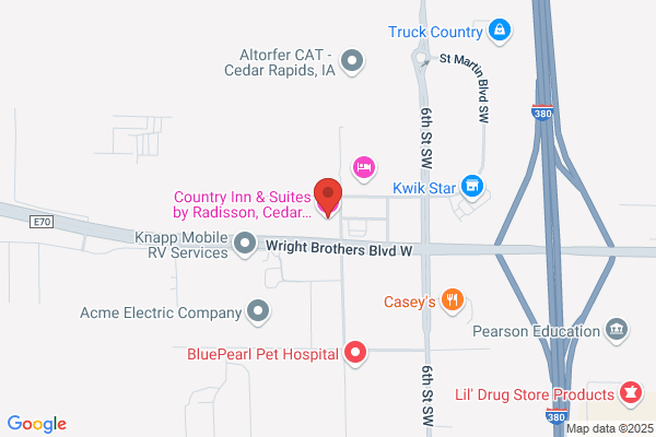 Country Inn & Suites by Radisson, Cedar Rapids Airport, IA