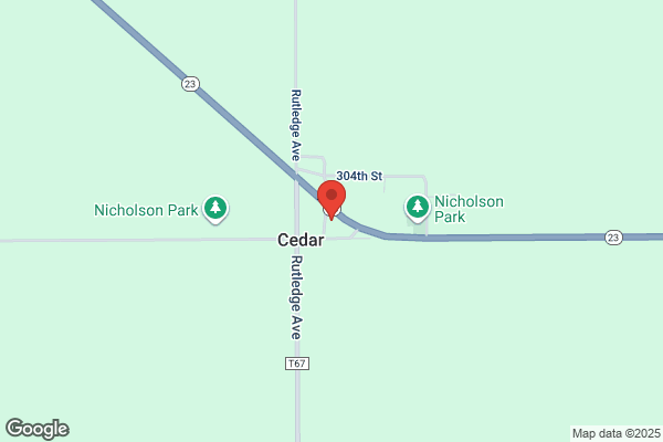 Post Offices, Cedar