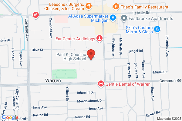 Warren Consolidated Schools, High Schools, Cousino High School