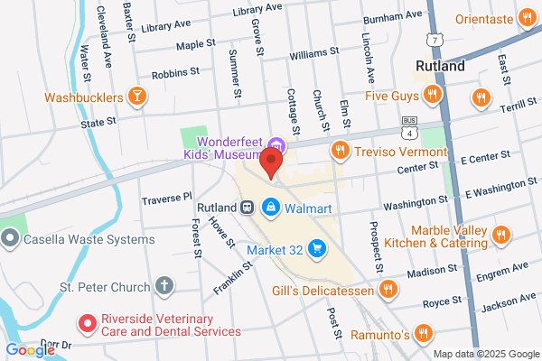 Banknorth Vermont, Banking Centers
