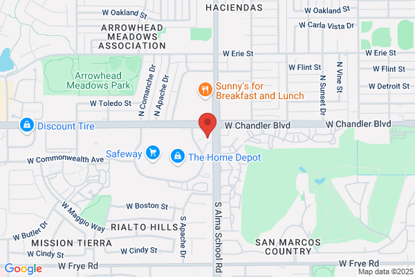 Bank of America, Banking Centers, Chandler, Chandler and Alma School