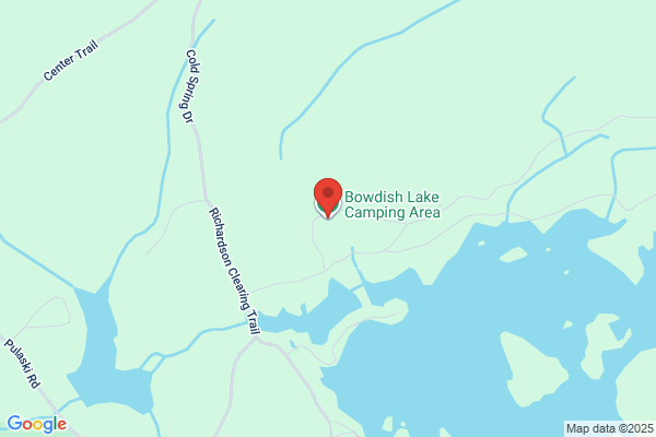 Bowdish Lake Camping Area