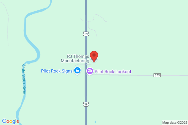 Rj Thomas Mfg, - Pilot Rock Signs