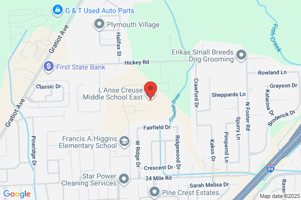 L'anse Creuse Public Schools, Middle Schools:, L'anse Creuse Middle School - East
