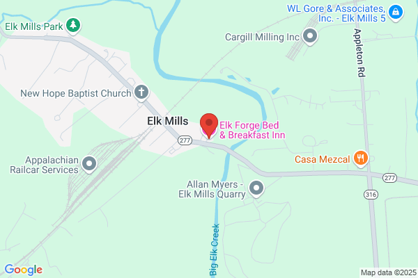 Elk Forge Bed & Breakfast Inn Retreat & Day Spa
