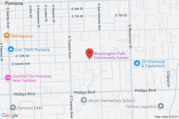 Pomona City of, Parks Recreation & Community Services Department, Recreation & Community Services Division, Washington Park Community Center