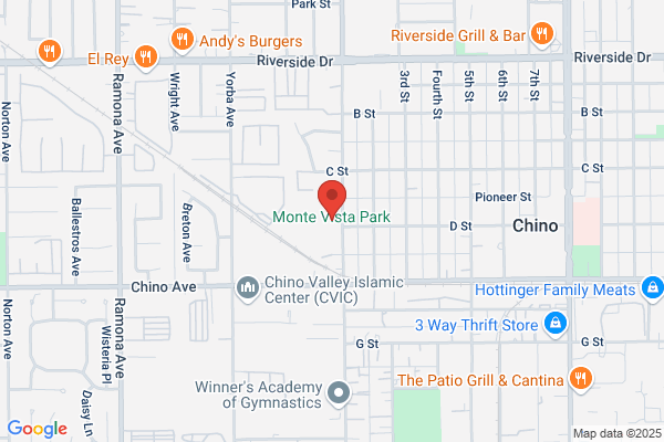 Chino City of, Recreation and Parks, Monte Vista Park