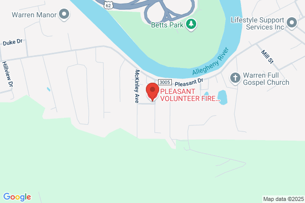 Pleasant Township Volunteer Fire Department, Social Hall
