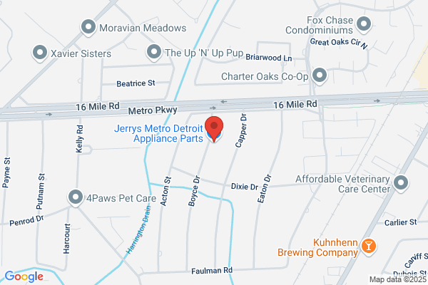 Jerrys Metro Detroit Appliance Parts