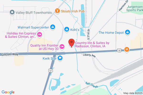 Country Inn & Suites by Radisson, Clinton, IA