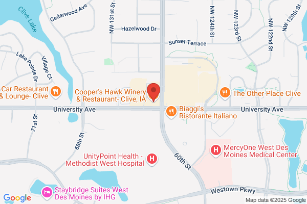 Cooper’s Hawk Winery & Restaurants- Clive