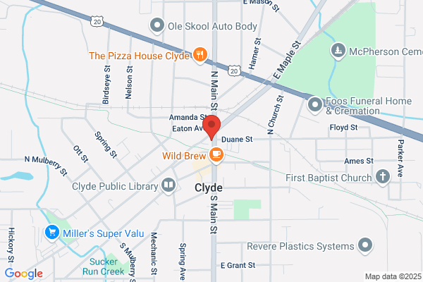 City Offices, Clyde, Municipal Building, Electric Department