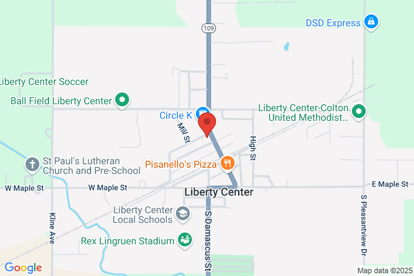 Liberty Center-Colton United Methodist Church, Church