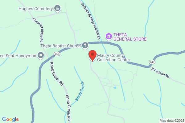 Maury County Government, Solid Waste, Collection Center