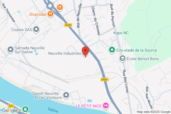 Neuville Industries Inc, Office and Plants