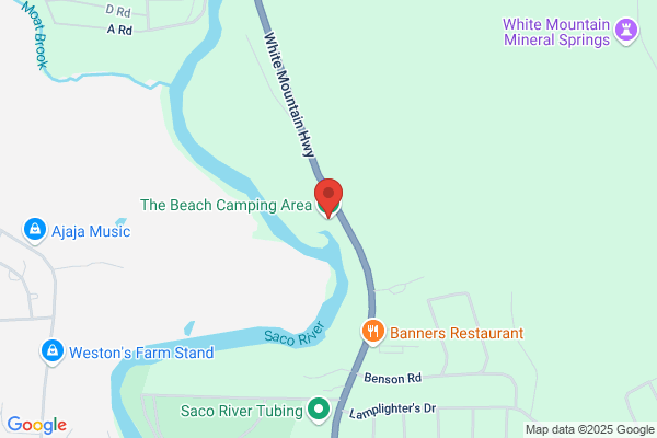 Beach Camping Area the