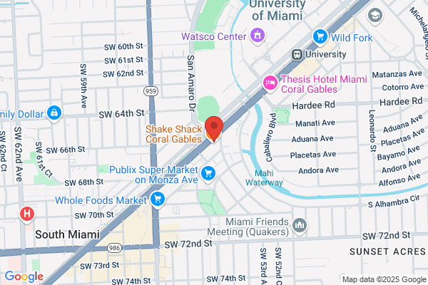 Shake Shack Coral Gables