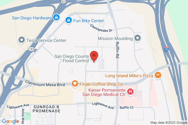 San Diego County of, Flood Control, Information