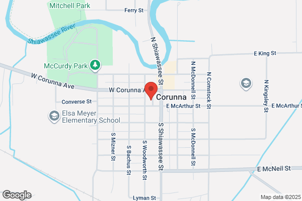 First United Methodist Church of Corunna, Church