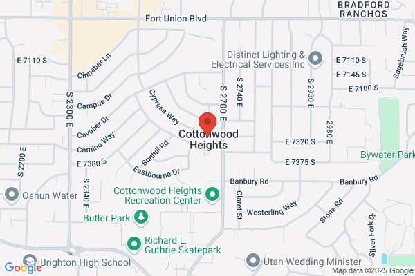 Cottonwood Heights City of, Zoning Information
