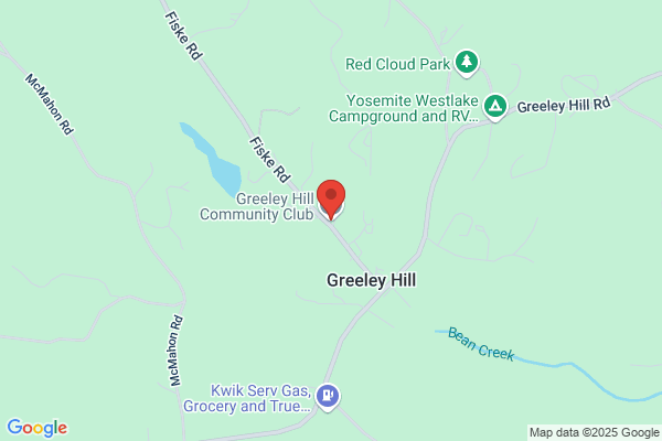 Greeley Hill Community Club House