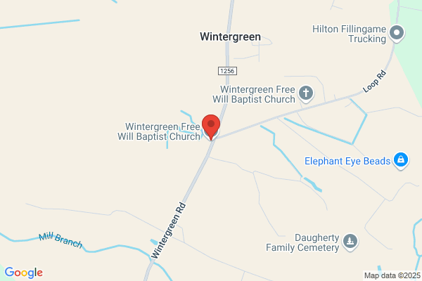 Wintergreen Free Will Baptist Church, Church