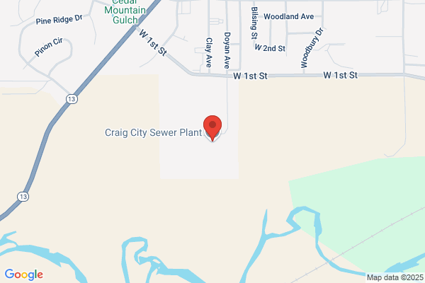 Craig City Government, Sewer Plant