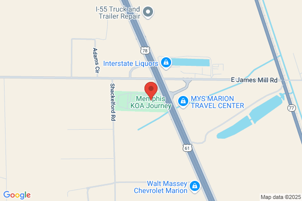 Memphis KOA Journey
