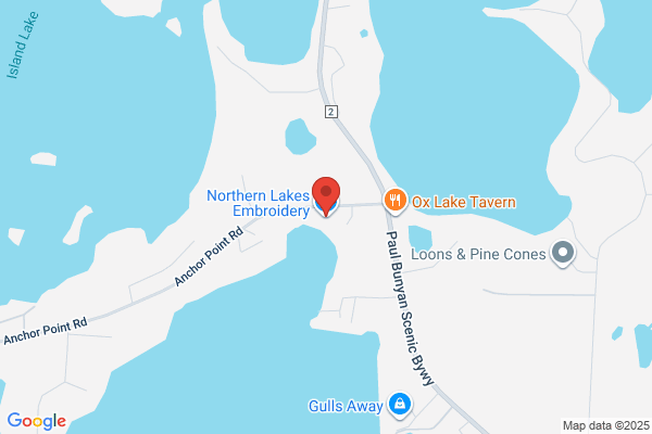 Northern Lakes Embroidery