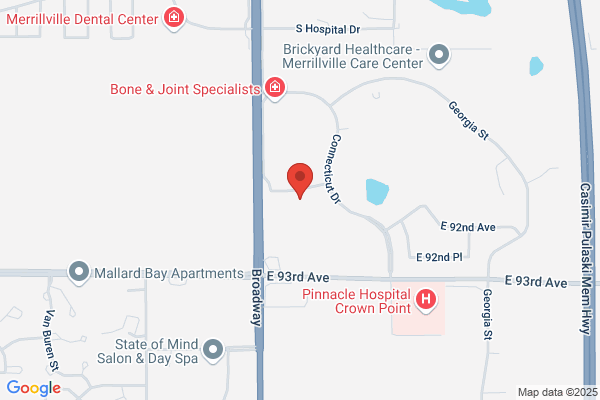 Merrillville Hospice Service Area