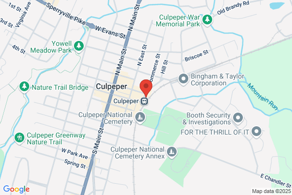Culpeper Town of, Tourism