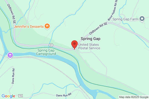 United States Government, Postal Service U S, Spring Gap