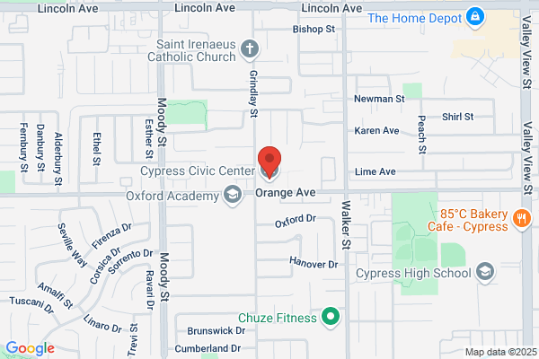 Cypress City of, Civic Center, City Manager Department