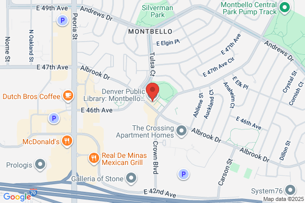 Denver City & County of, Libraries, Branch Libraries, Montbello