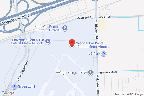 National Car Rental - Detroit Metro Airport (DTW)