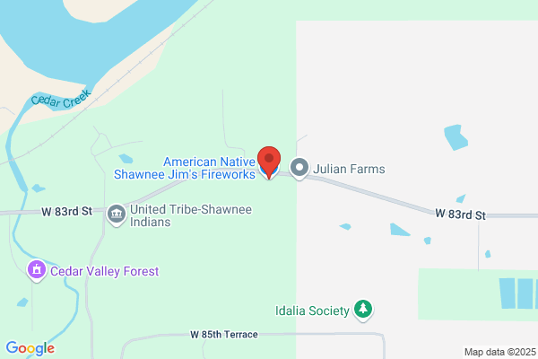 American Native Shawnee Jim's Fireworks