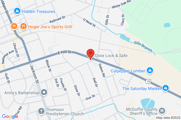 Dixie Lock & Safe Of Thomson
