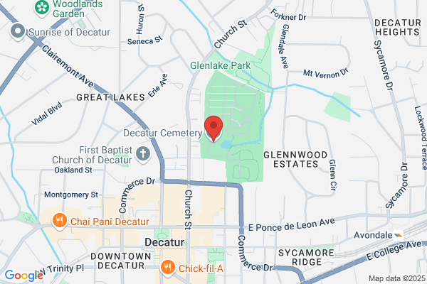 Decatur City of, Departments and Divisions, Cemetary