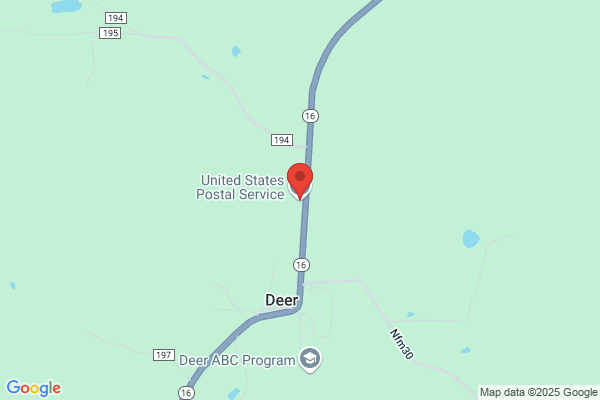 United States Government Offices, Post Offices, Deer