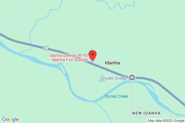 Idanha, Idanha-Detroit Rfpd