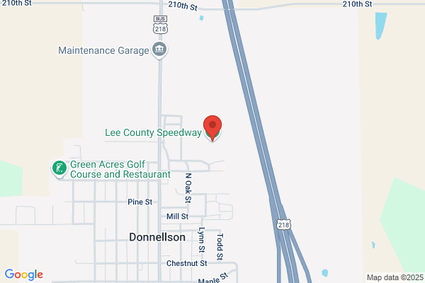 Lee County Speedway-Racetrack