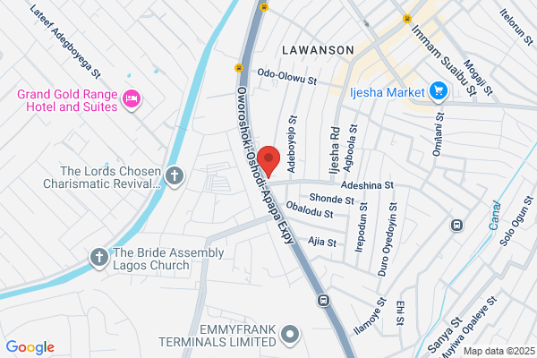 48, Ijesha Road Adedeji Bus/Stop Itire Surulere