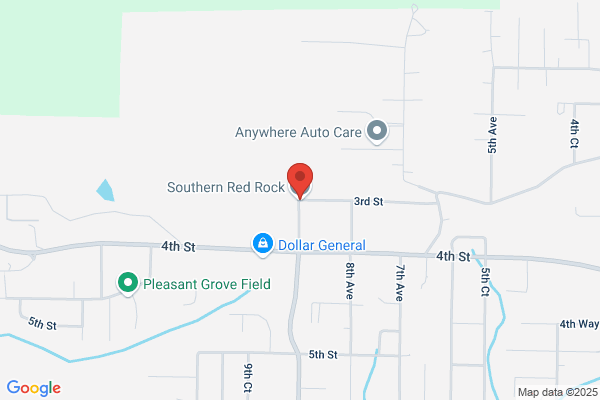 Rare Red Rock