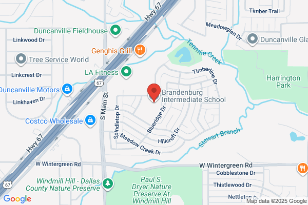 Duncanville Independent School District, Intermediate Schools, Brandenburg