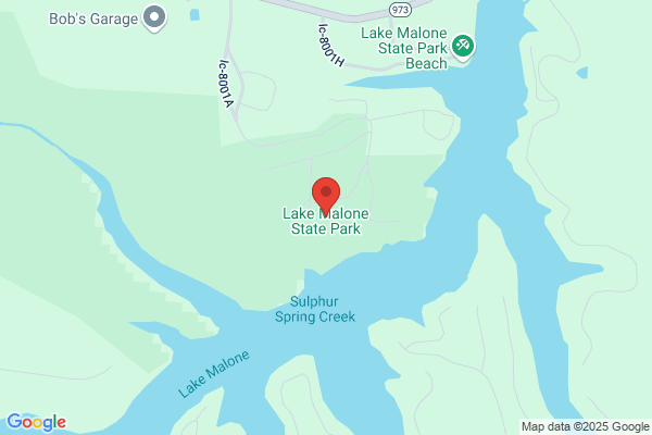 Lake Malone St Park, Campground